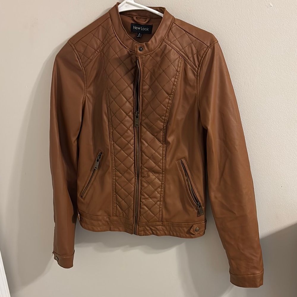 New Look Women's Brown Quilted Jacket